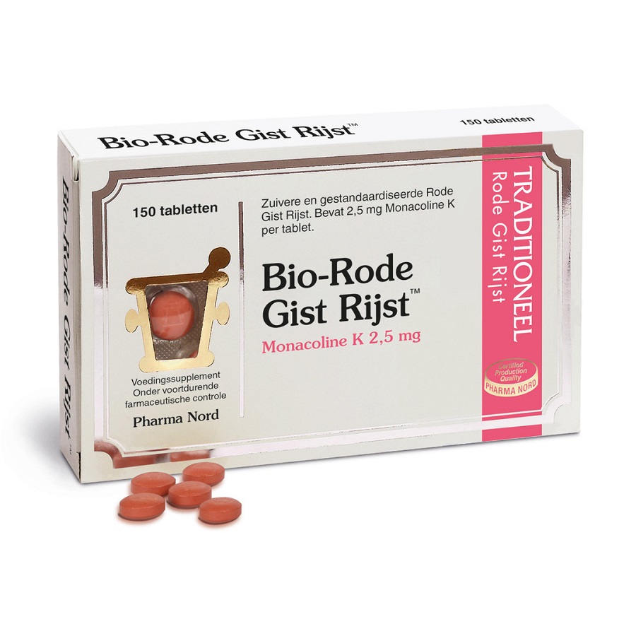 Nord - BioActive Rode Gist Rijst 60 Tabletten - Reformhuis Polderman te Sluis